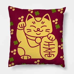 Maneki neko - Lucky cat Pillow