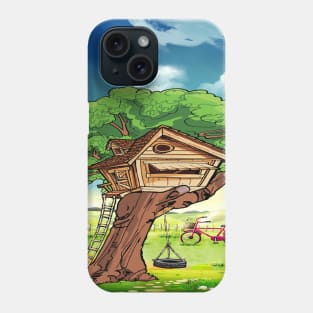 Hand tree house Phone Case