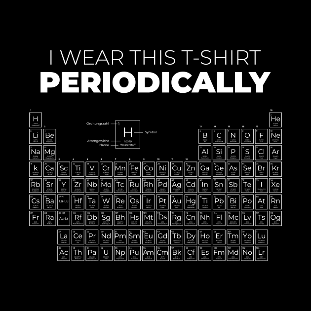 Periodic table quote by LR_Collections