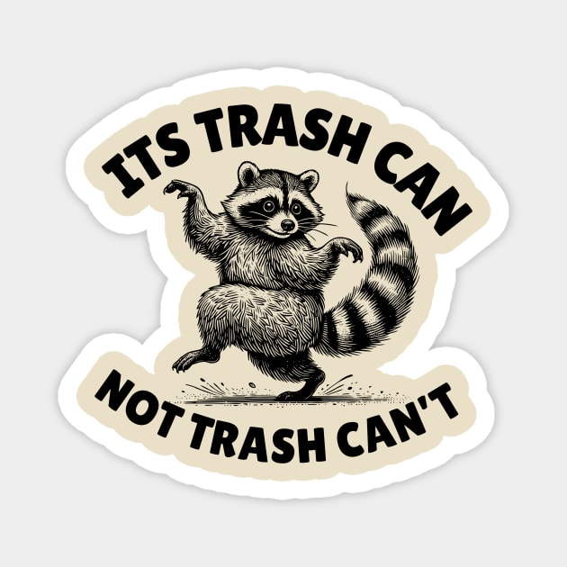 Raccoon Trash Can Magnet by The WYLD Tribe