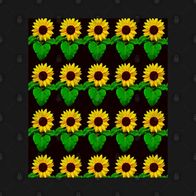 Vibrant Sunflowers pattern by ozav