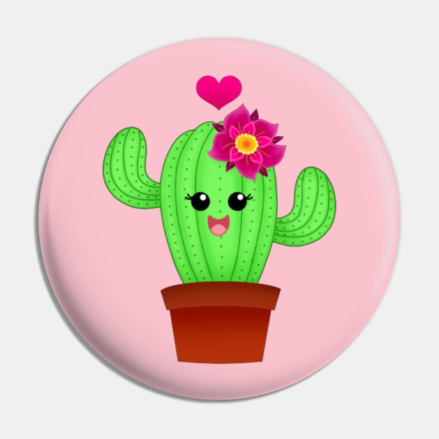 Cactus Love Pin by Redheadkls