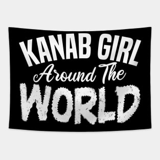 kanab girl around the world Tapestry