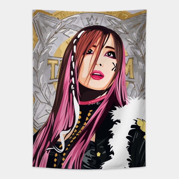 Kabuki kairi Tapestry by GadhaArt