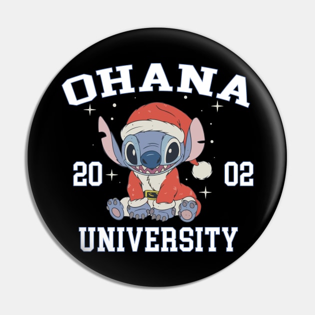 Ohana means family - Christmas Stitch Pin by EnchantedApparel