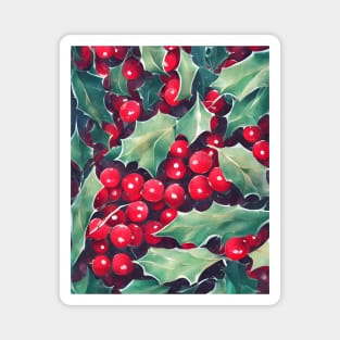 Holly Berry Magnet