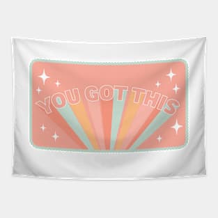 You Got This Pastel Words Tapestry