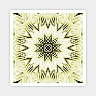 Yellow Sunflower Daisy Hippie Design Magnet