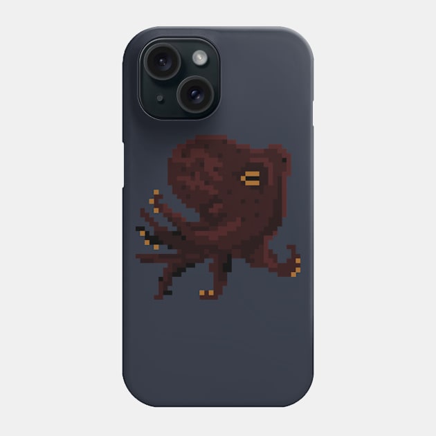 Octopus pixel Phone Case by ManicWax