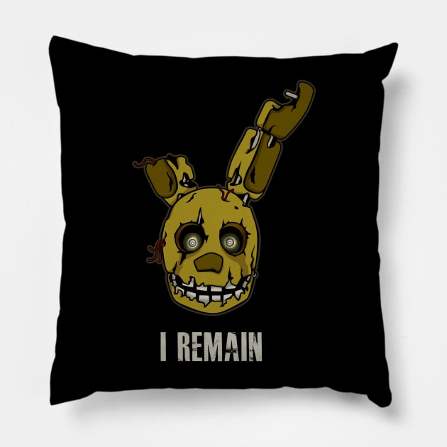 Five Nights at Freddy's - Springtrap - I Remain Pillow by Kaiserin