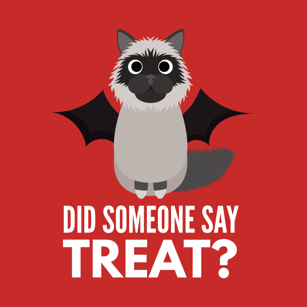 Birman Cat Halloween Trick or Treat by DoggyStyles