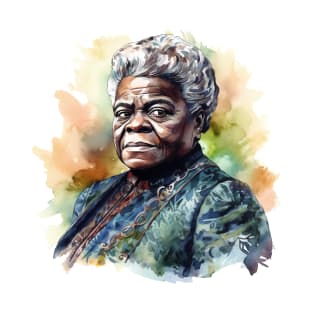 Mary McLeod Bethune Watercolor Portrait for Black History Month T-Shirt