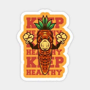 keep healthy carrot Magnet