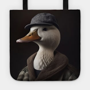 Animal Duck in Suit Tote