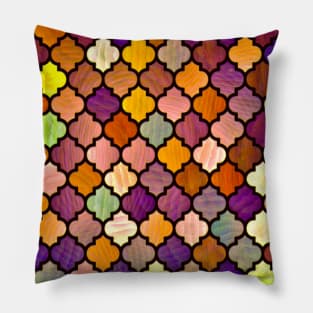 Moroccan Arabic Pattern Pillow