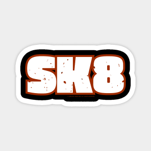 SK8 Fat Vintage Inspired Design Magnet