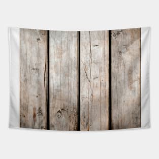 Weathered Wooden Boards Tapestry