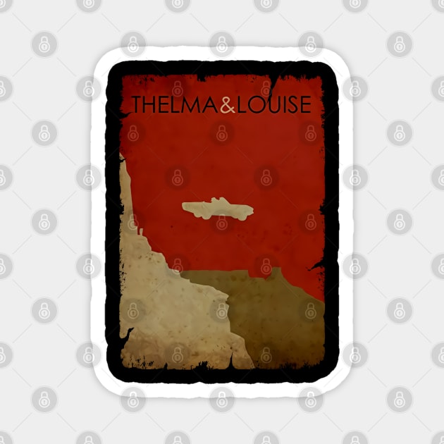 THELMA & LOUISE Vintage Magnet by makalahpening