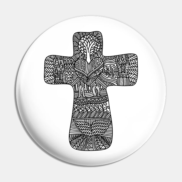 The Cross of the Lord and Savior Jesus Christ Pin by Reformer