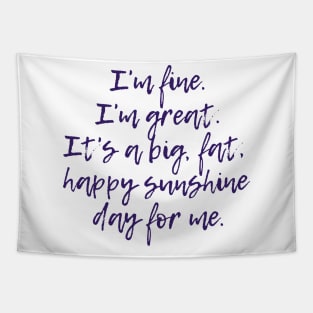 Happy Sunshine Day Tapestry