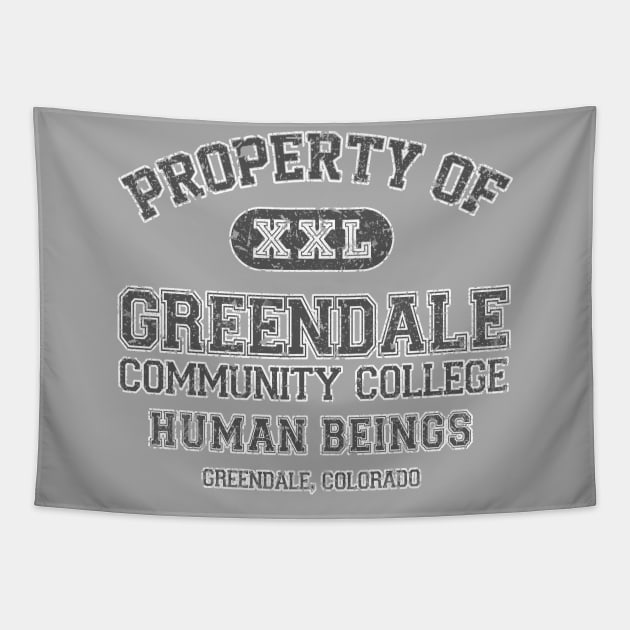 Property of Greendale Community College Tapestry by tonynichols