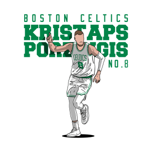 Kristaps Porziņģis Comic Style T-Shirt