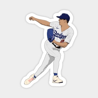 Walker Buehler Pitching Magnet