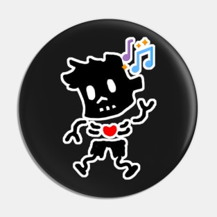 dance zombie boy Pin