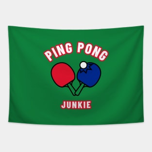 Ping Pong Junkie Tapestry