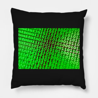 Binary Numbers, Computer Talk, Green Pillow