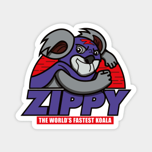 Zippy - The World's Fastest Koala - Alternate Magnet