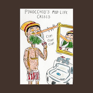 Pinocchio's Mid-Life Crisis T-Shirt