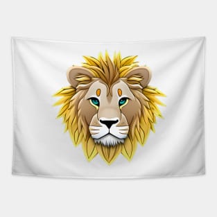 Lion Head Tapestry