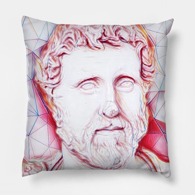 Appian of Alexandria Portrait | Appian of Alexandria Artwork | Line Art Pillow by JustLit