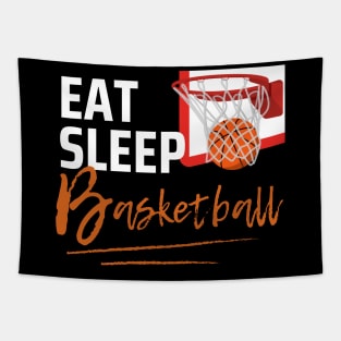 Eat Sleep Basketball Tapestry