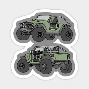 offroad car Magnet