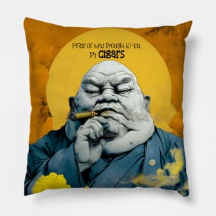 Puff Sumo: Peace of Mind Brought to you by Cigars Pillow