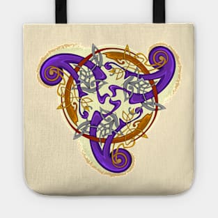 Old triskelion vintage Tote