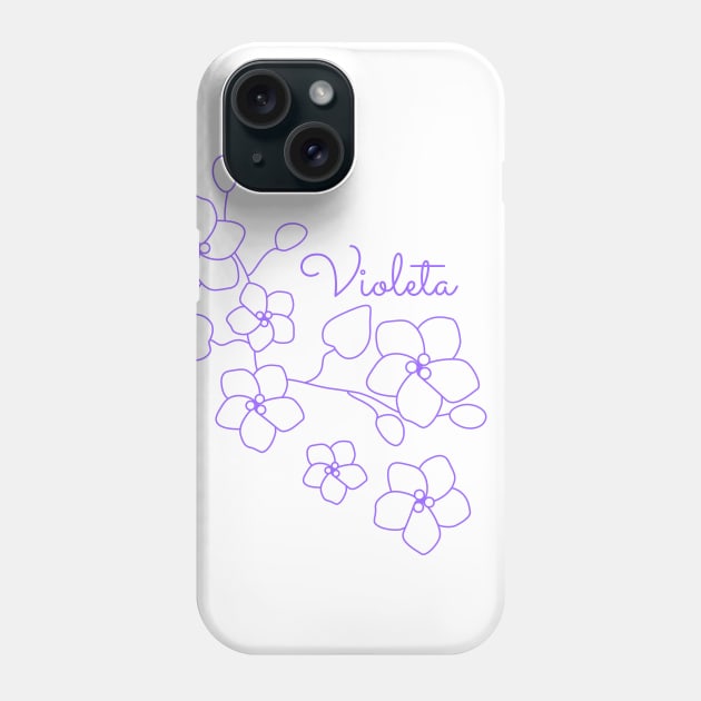 IZONE Violeta Phone Case by KPOPBADA