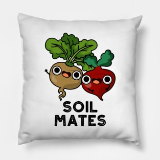 Soil Mates Funny Beet Root Pun Pillow