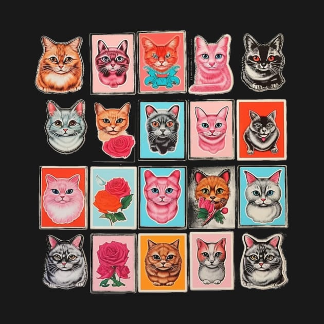 a lot of cats in the frames by Zuzya