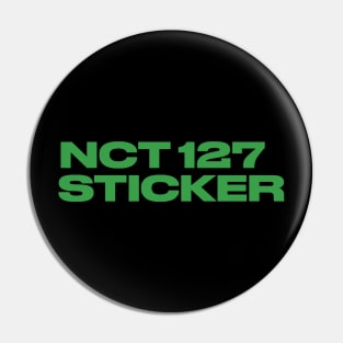 NCT 127 Sticker Pin