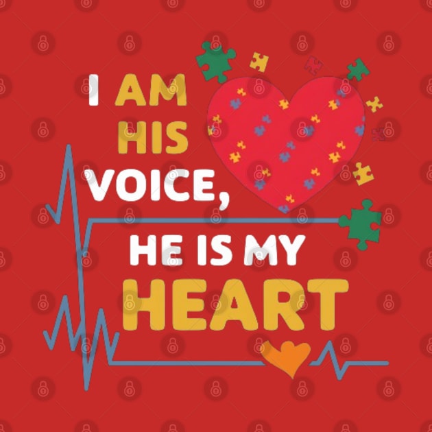 Autism,  I'm his voice he is my heart by Medkas 