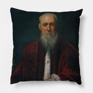 Portrait of the Procurator Alessandro Gritti by Tintoretto Pillow