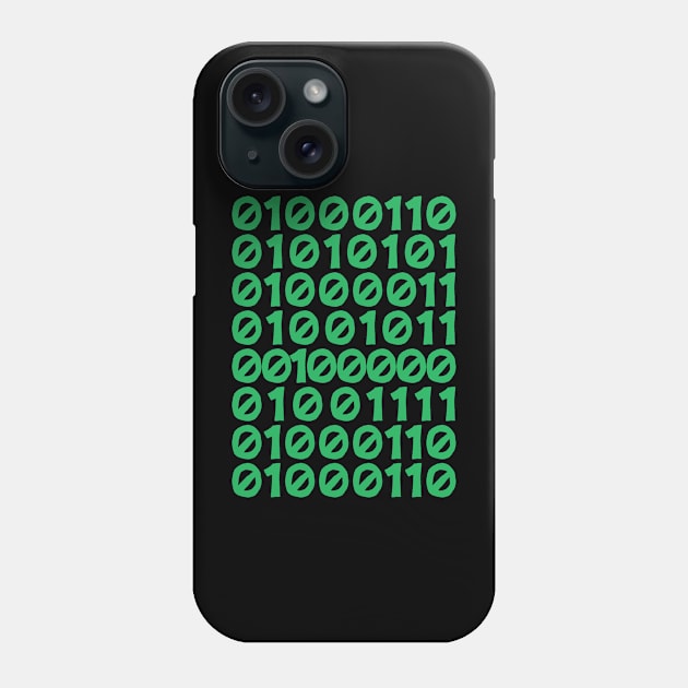 Fuck Off Binary Code Funny Gift Sarcasm Phone Case by smartrocket