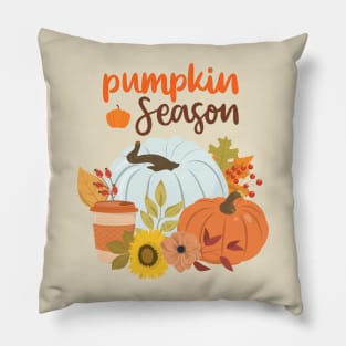 Pumpkin Season design Pillow