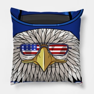 Merica Bald Eagle 4th Of July Pillow