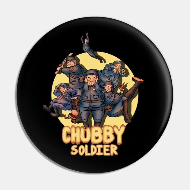 Chubby soldier Pin by Translucia