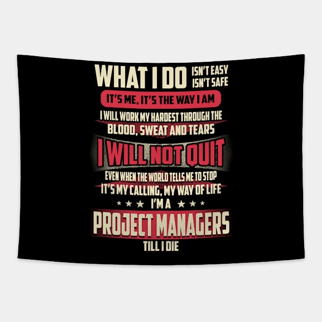 Project Managers What i Do Tapestry by Rento