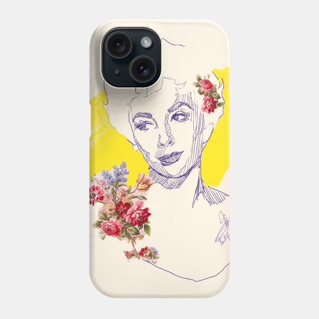 Liz Taylor Phone Case by meemees60s